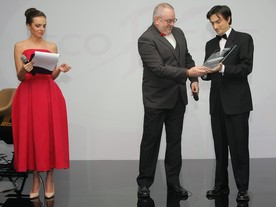 Eco Best 2013 pro Fiat Programa Metano převzal šéf regionu EMEA Gianluca Italia