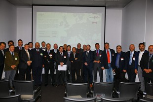 Porota AutoBest při tiskové konferenci ve Frankfurtské burze