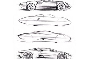 Jaguar C-X75 Concept design
