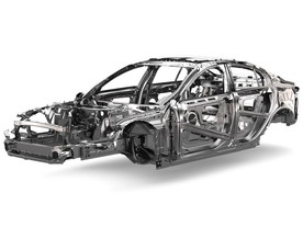 Jaguar XE - hliníkopvá nosná struktura iQ (AL)