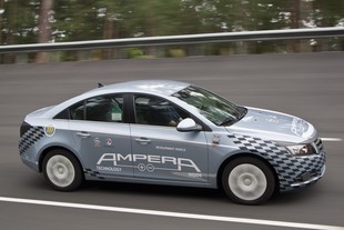 Opel Ampera při testech v Dudenhofenu