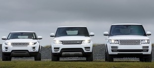 Range Rover  Evoque, Range Rover Sport a Range Rover  