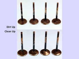 Stav ventilů pro jednotlivých fázích testu