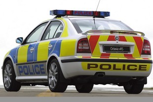 Škoda Octavia - policejní verze ve Velké Bruitánii