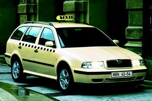 Škoda Octavia Combi jako pražské taxi