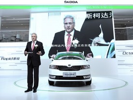 Winfried Vahland představuje Škodu Rapid Xin Rui