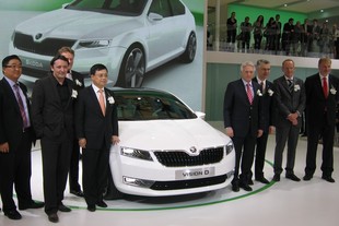 Představení konceptu Škoda VisionD v Šanghaji