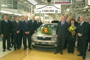 Výroba 5milióntého vozu v roce 2005