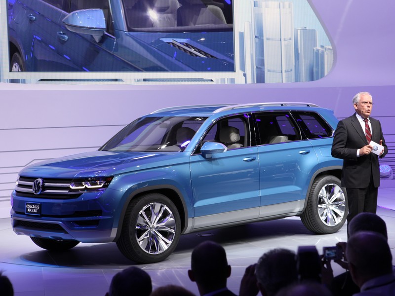 Volkswagen CrossBlue Concept se představil v Detroitu