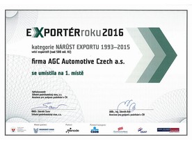 autoweek.cz - AGC Automotive je nejrychleji rostoucím exportérem
