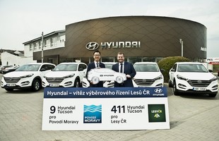 autoweek.cz - Hyundai Tucson pro Povodí Moravy a Lesy ČR