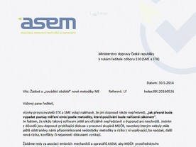 autoweek.cz - Žádost ASEM o „zaváděcí období“ nové metodiky ME