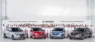 autoweek.cz - Rekord: 11 milionů vozů Škoda z Mladé Boleslavi