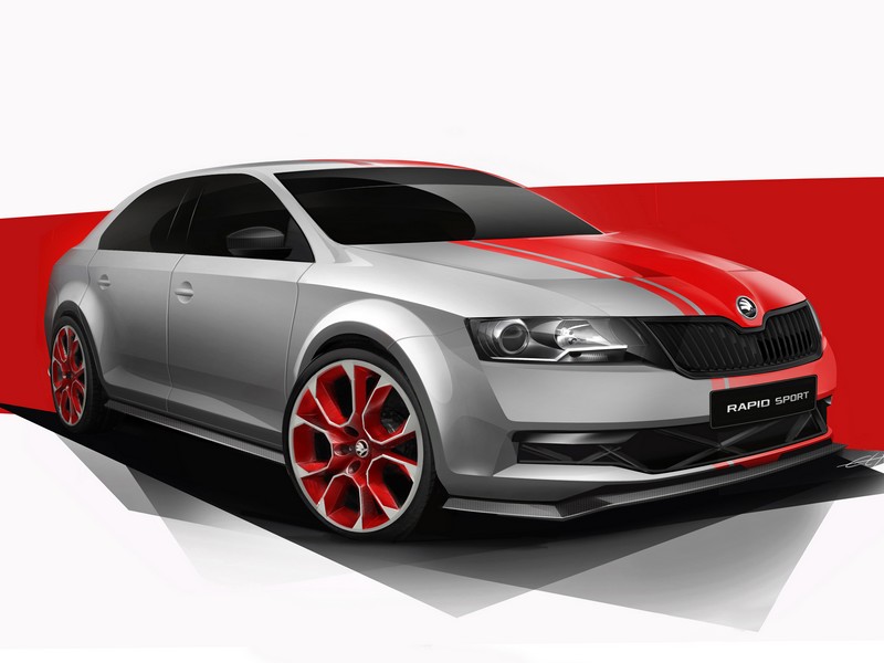 Premiéra studie Škoda Rapid Sport ve Wörthersee