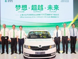 autoweek.cz - V Číně byl vyroben milion vozů Škoda (aktualizováno)