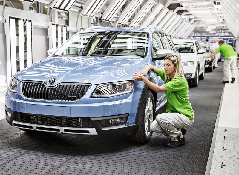 Zahájení výroby nového modelu Škoda Octavia Scout