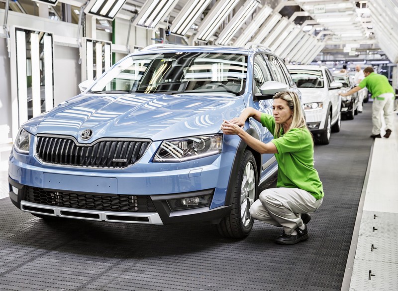 Zahájení výroby nového modelu Škoda Octavia Scout 