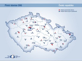 autoweek.cz - Aktuální mapa CNG stanic v ČR