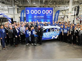 autoweek.cz - Nošovický závod HMMC vyrobil tři miliony aut