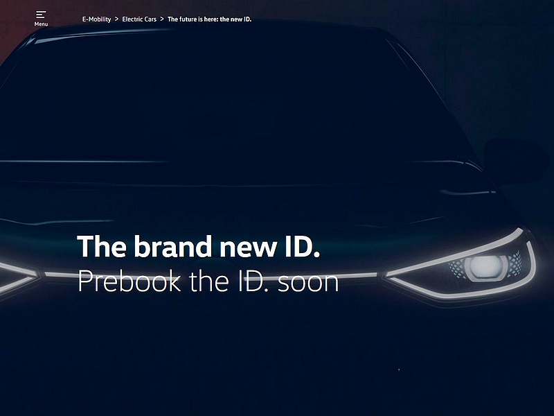 Volkswagen zahajuje marketingovou kampaň a prodej ID