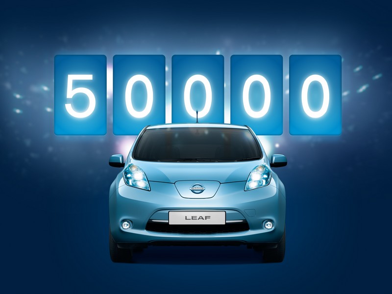 Nissan Leaf slaví prodej 50 000 vozů