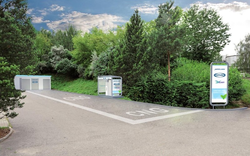 První veřejná CNG plnicí stanice na Písecku