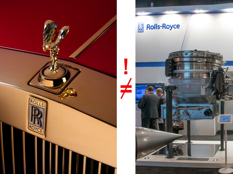 Rolls-Royce Motor Cars se distancuje od Rolls-Royce plc
