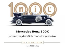 1000 mil československých 2020 Mercedes-Benz 500 K