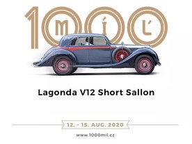 1000 mil československých 2020 Lagonda V12 Short Salon