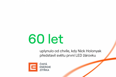 ČEZ 60 let LED