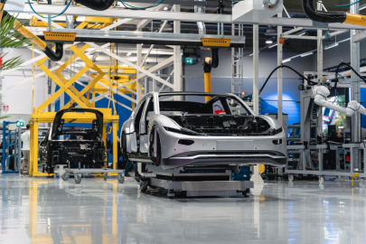 Lightyear 0 v továrně Valmet Automotive  Uusikaupunki ve Finsku