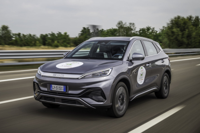BYD Atto 3 při testu EcoBest Challenge 2023