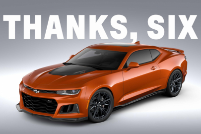 Chevrolet Camaro ZL1 2023 Thank you