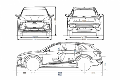 Audi Q8 55 e-tron SUV