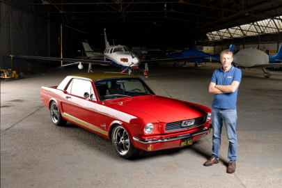 Henry Mann a Resto-mod AMR Ford Mustang 1965