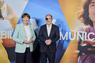 IAA Mobility 2025 - Hildegard Müllerová a Olaf Scholz