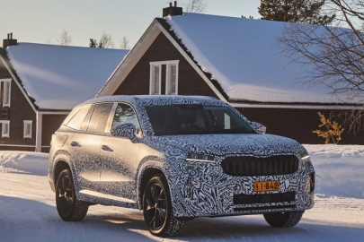 Zimní testování nové generace Škody Kodiaq