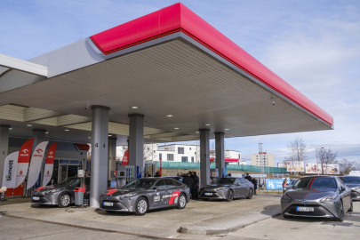 Čerpací stanice Orlen Unipetrol na vodík v Praze Barrandově