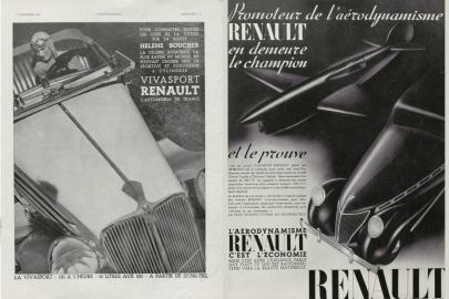 Renault Viva Grand Sport s Hélène Boucherovou a Caudron Renault Rafale