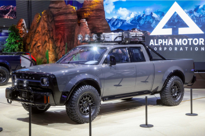 SMS 2023 Alpha Motors California Wolf electric pickup