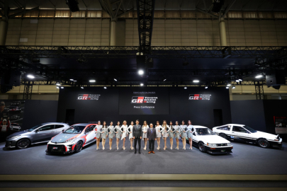 Prezentace Toyota Gazoo Racing a Toyota Motor v Makuhari Messe