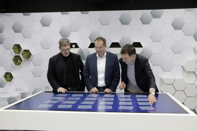 Školicí centru Volkswagen eMotionRoom ve Wolfsburgu