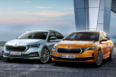 Škoda Octavia Combi 4. generace před a po modernizaci