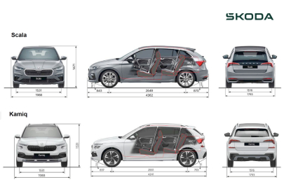 Škoda Scala a Kamiq