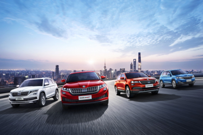 Silná SUV značky Škoda pro autosalon v Šanghaji 2019