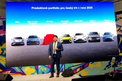 Country manager BYD Czech Republic Shawn Wang představuje plány v ČR