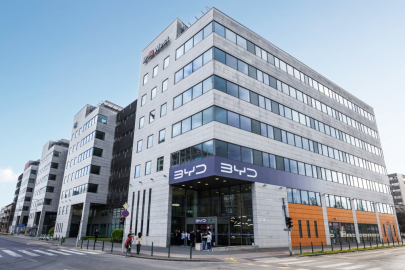 Ústředí BYD v Budapešti