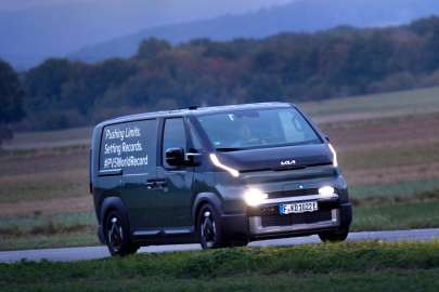Kia PV5 Cargo - světový rekord