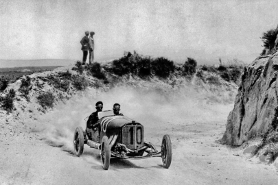 1924 Targa Florio vítěz Christian Werner - Mercedes