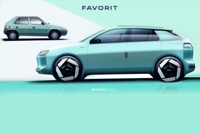 Škoda Favorit Modern Solid, design Ljudmil Slavov a David Stingl